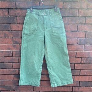 Universal Thread high rise wide leg cropped cargo pants